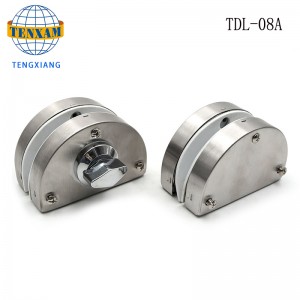 Trang chủ Khách sạn Phòng tắm Không khung Kính Khóa đôi Thép không gỉ Cửa kính Chốt 8 ~ 12 mm Khóa cửa kính trượt