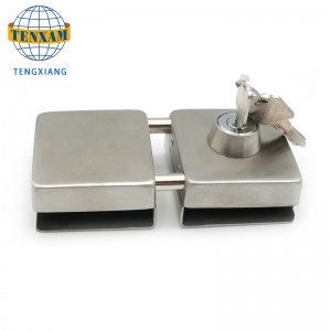 Kính cường lực kẽm chống gỉ hai bên khóa trong ổ khóa