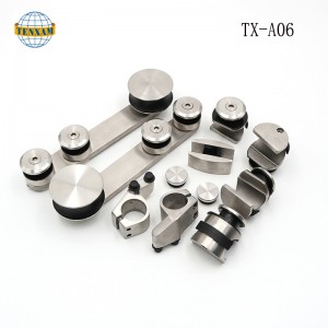 Hệ thống trượt cửa kính trượt cửa treo bánh xe trượt thép không gỉ