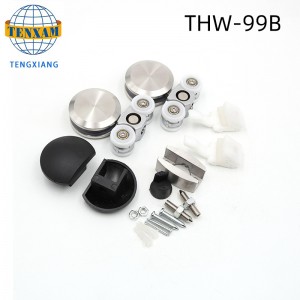 cửa trượt lăn bánh xe hệ thống cửa kính treo bánh xe phù hợp phần cứng trượt bánh xe